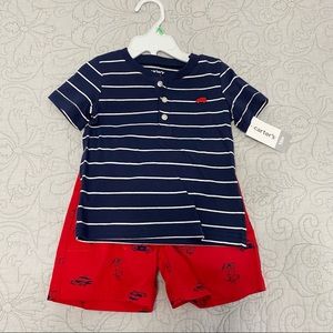 Carter’s boys 2 pc set 18M